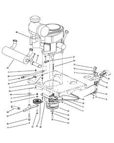 Kawasaki Engine Accessories 37hp Diagram and Parts List for M72-KW (53AI8CT8050-37HP-OHV)(2010) Cub Cadet Lawn Tractor